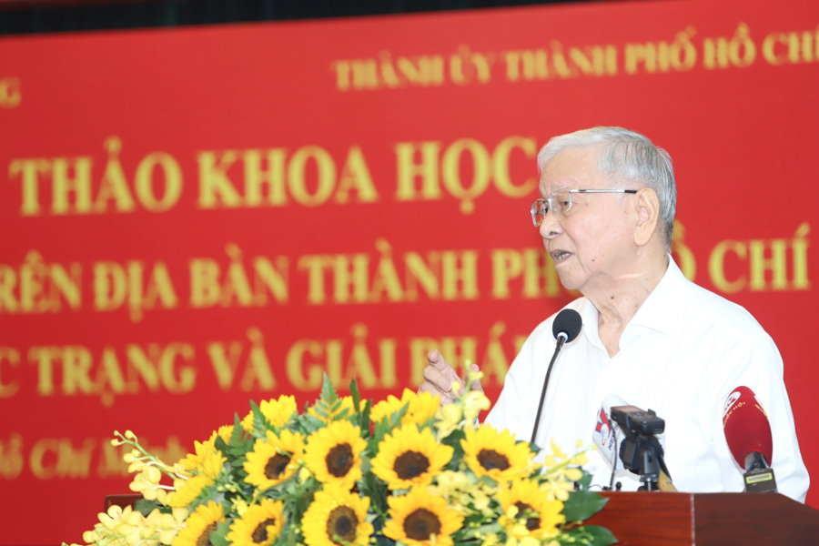 Ông Phạm Chánh Trực, nguyên Phó ban Kinh tế Trung ương, cho rằng thị trường không thể giải quyết được vấn đề nhà ở cho người thu nhập thấp mà Nhà nước cần vào cuộc - Ảnh: PT.